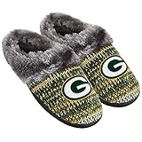 NFL Green Bay Packers Womens Peak Slide Slippers, Team Color, Large (9-10)