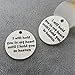 Yansanido Pack of 10 Alloy Silver ''I Will Hold You.'' Round DIY Antique Message Charms Pendant for Making Bracelet and Necklace (I Will Hold You in My Heart Until I Hold You in Heaven)