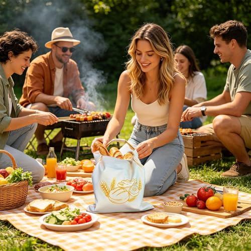 Bolsas de almacenamiento de alimentos portátiles para prueba de masa 2