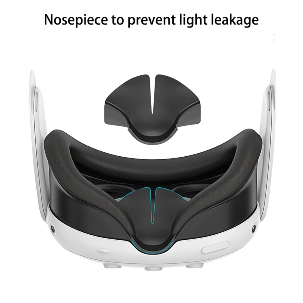 Amazon.co.jp: メタクエスト3 シリコン 鼻パッド VRヘッドセット 汗 