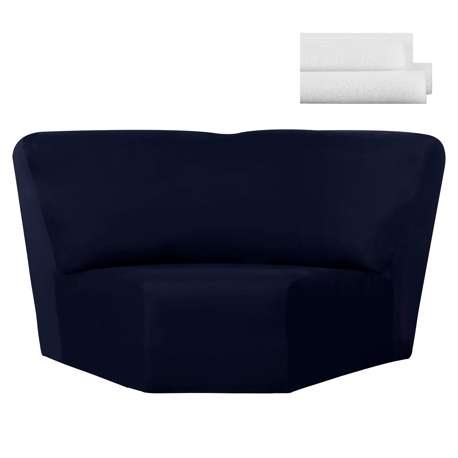 Weysat Corner Sofa Cover Stretch Corner Couch Cover Furniture Protector for Living Room Sectional Recliner Sofa Slipcover Reclining L Shape Sofa Couch Additional Seat (Light Brown, Milk Silk)