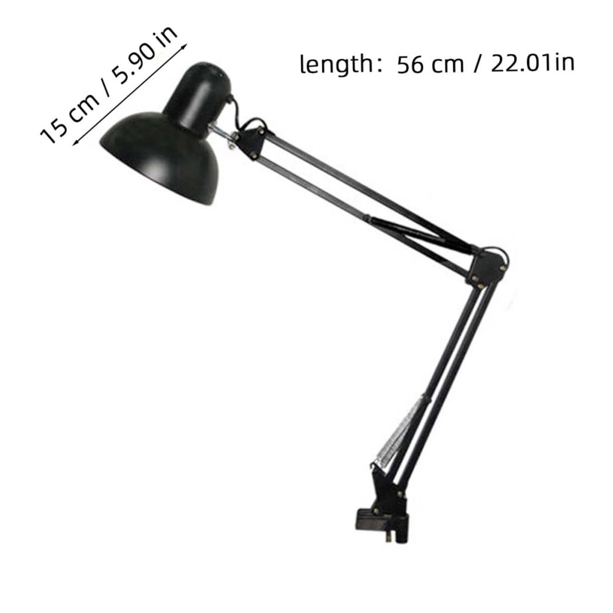 LIFKOME Morsetto Per Lampada Da Tavolo Braccio Snodabile Supporto Per Lampada