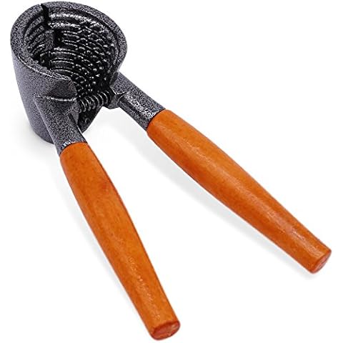 Anwenk Heavy Duty Nutcracker with Wood Handle Cover