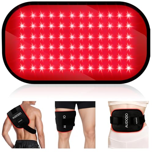 Red Light Therapy for Body, Infrared Light Therapy for Body, Red Light Therapy Belt with Timer, USB-Powered Light Therapy Products, 660nm&850nm Redlight Therapy Pad for Belly Back Shoulders Legs Hands