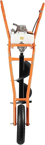 Miniatura 7 de Excavadora de agujeros de poste de 63 CC 3 HP a gas taladro de tierra taladro de tierra taladro de tierra de gasolina carretilla con broca de 11