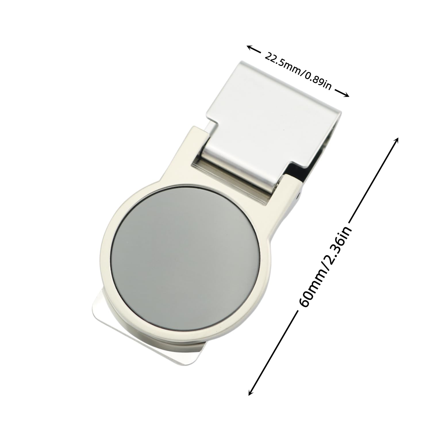 2PCS Metal Coin Purse Money Clip Clothing Shoes Jewelry Accessories for Storing Cash and Cards — view 2