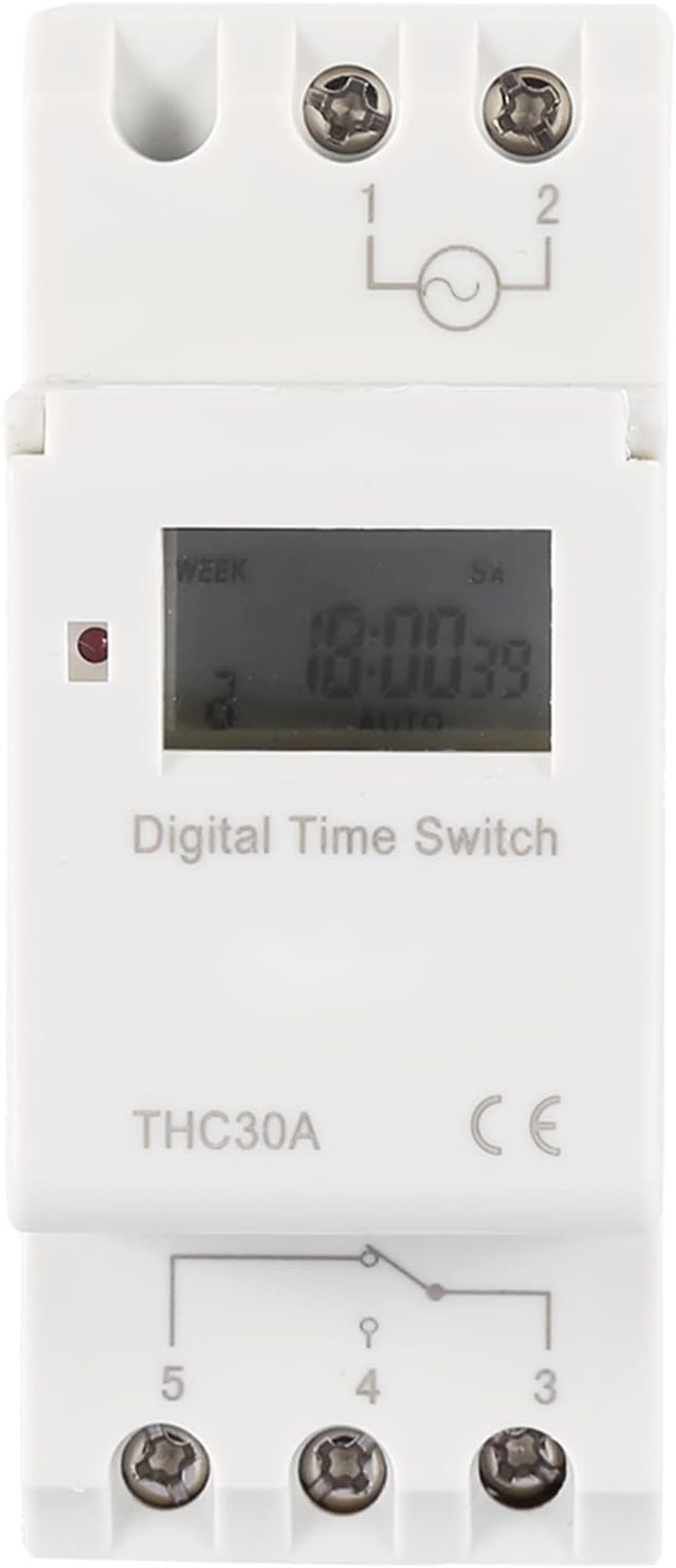 Timer Programmable Digital Timer LED Display AC DC 12 24 110 220 V for Timer Applications