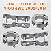 Front 3 inch Rear 2 in Lift Kit Compatible with Toyota Hilux Vigo 4WD Strut Spacer Shackle