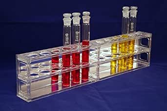Beyondsupply- 12 Place Polyethylene 50ml Nessler Tube Rack: Amazon.com ...