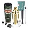 Cocktail Shaker Set Barman Professional 750 ml roestvrij staal complete set accessoires boek voor cocktails Martini Gin…