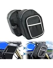 Mantt Waterproof Storage Bag for Vehicle with Frame Guards Crash Bars Motorcycle Bike Side Pannier Bag Repair Tool Placement Bag Travel Commuter Bag