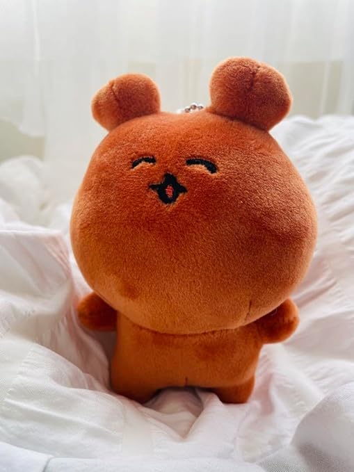Amazon.co.jp: P丸様。ゆるふわ くまくん ぬいぐるみマスコット : おもちゃ