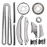 Engine Timing Chain Kit with Tensioner Guide compatible with 2002-2007 2.7L chrysler Concorde...