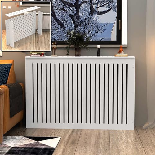 Cubierta de radiador de madera para ocultar la calefacción y evitar quemaduras