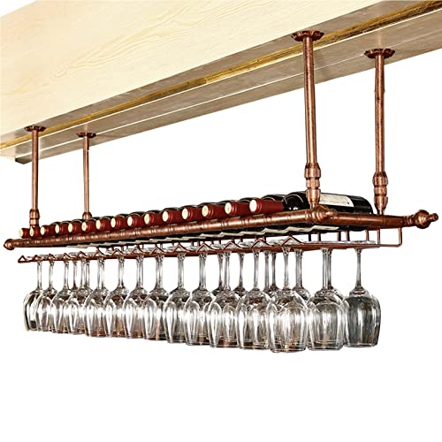 Wine racBGCjustable C Hanging Wine Glass Racks Holder for Bars, Restaurants, and Kitchens - Stylish Storage and Decoration Shelf with Adjustable Height and Width