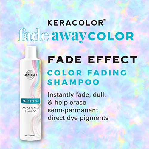 Image of Keracolor Fade Effect Color Fading Shampoo, Gently Reduces Semi-Permanent Hair Color Intensity, 9.75 Fl Oz