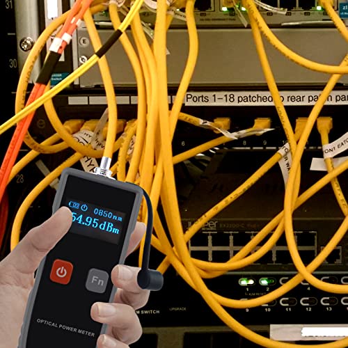 Digital Optisch Leistung Meter -70 ~ 6dBm Bereich 6 Optik Wellenlänge mit Kabeltester Funktion und FC Konverter für FC/SC/ST Schnittstelle