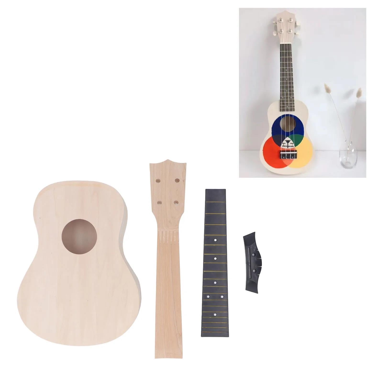 Ukulele Instrumenty Muzyczne Zestaw Do Samodzielnego Wykonania Ukulele 24 Calowa Podstrunnica Z Mahoniu Gryf Drewna Lipowego Regulacją