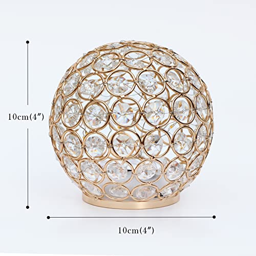 Boule décorative à DEL CTSC avec éclairage blanc chaud pur de 10cm