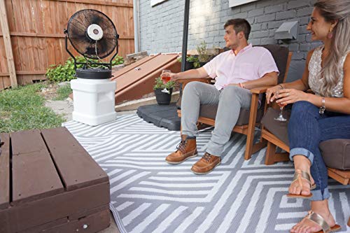 Tpi Pm18S Outdoor Rated Self-Contained Power Mister, Stand Alone, Medium Pressure, 18" Blade Size, 120-Volt With Gfci Plug #TOP5