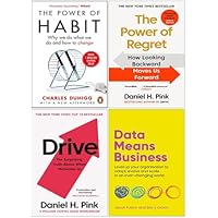 The Power of Habit, The Power of Regret, Drive & Data Means Business Collection 4 Books Set
