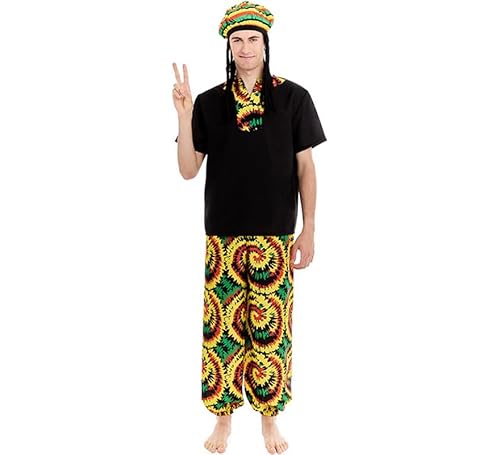 Partilandia | Costume Rastafari giamaicano da uomo (taglia S)
