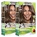 Garnier Hair Color Nutrisse Nourishing Creme, 61 Light Ash Brown (Mochaccino), 2 Count