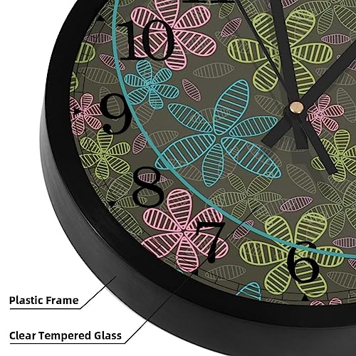 Horloge murale silencieuse sans tic-tac à piles pour école