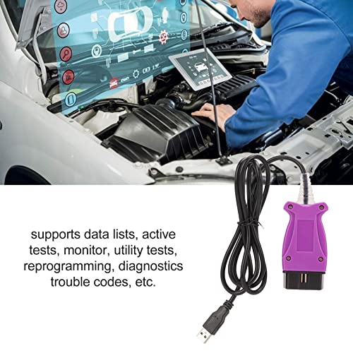 Auto Diagnostisch Hulpmiddel, Betrouwbare Hoge Taaiheid OBD2 Scanner Hoge Nauwkeurigheid Slijtvast Multifunctioneel Met… - Afbeelding 6