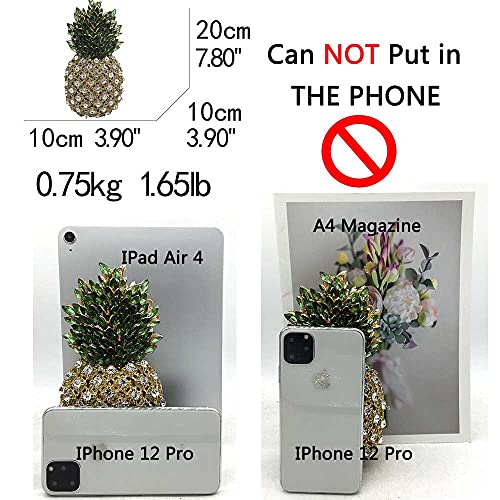 Boutique De Fgg Pineapple Crystal Evening Bags And Clutches For Women Formal Dinner Purses Party Rhinestones Handbags (Multicoloured 1,Mini) #TOP1