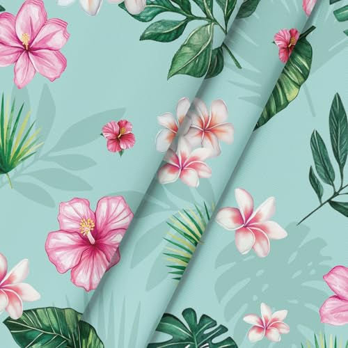 Horaldaily Summer Tablecloth 60 x 84 Inch Rectangular Tropical Flowers by Horaldaily - Used condition - Image 6