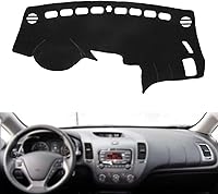 Vista 1 de Compatible con Kia Forte Cerato 2014-2017 LHD, cubierta antideslizante para salpicadero, cubiertas interiores para salpicadero, accesorios de coche