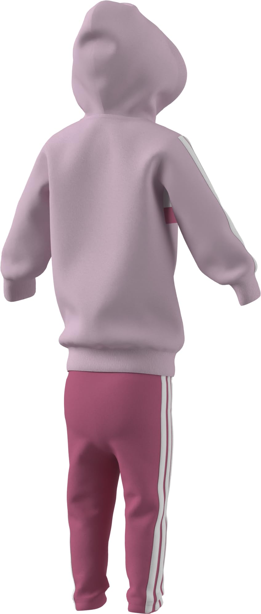 adidas Bambine e ragazze SEASONAL ESSENTIALS TIBERIO 3 STRIPES FLEECE LEGGINGS SET