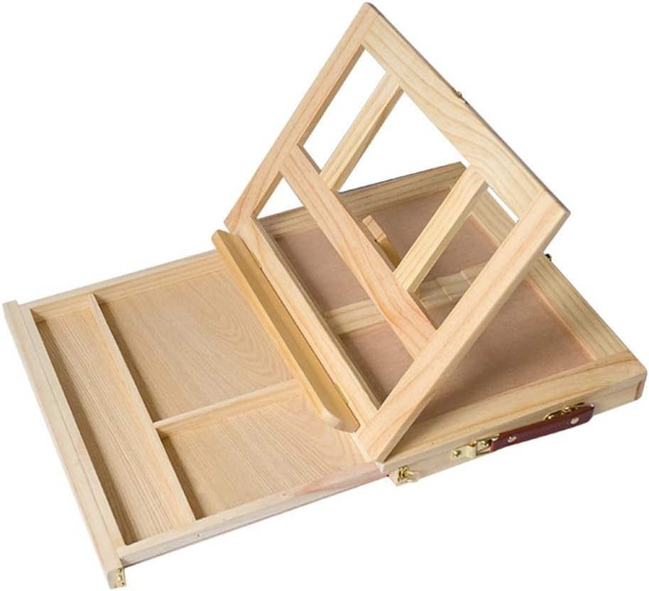 Sketch Desktop Drawer Pine Easel Folding Oil Painting Fe Oil Painting Box