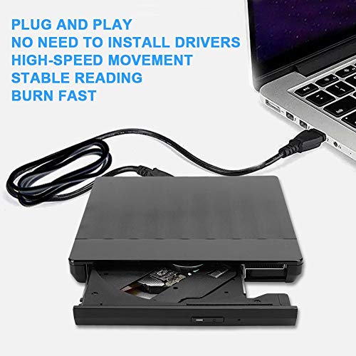 Graveur DVD USB externe résistant aux chocs pour PC Windows XP