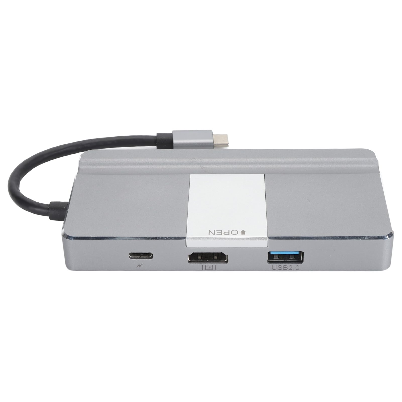 Adaptateur Hub USB C Connexion Réseau Rapide Hub 8 en 1 de Type C pour Signal Stable OS X HarmonyOS Alliage D'aluminium
