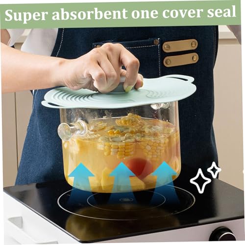 Couvercle en pot en silicone réutilisables, ventouses étanches pour préserver vos repas - 4