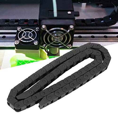 1M R18 Cable Drag Chain Black Nylon Wire Carrier Cnc Machine Tool 10X10Mm #TOP1