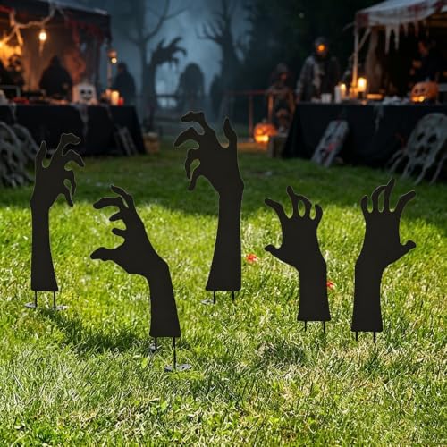 Hand Silhouette Signs Terrifying Theme Graveyard Decorations for Halloween - image 4