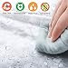 LEMON CLOUD Cortina Baño， Impermeable, Antimoho, Antibacteriano (3D PEVA Guijarro Transparente, 180...