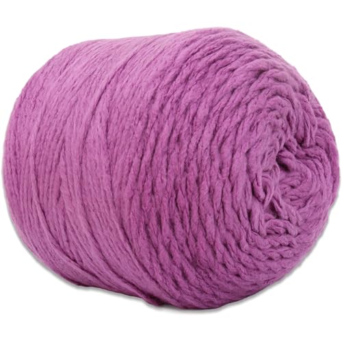 Image of ThreadArt Chunky Yarn Big Cake, 300g (316 Yards - Magenta 10 | Super Bulky #6 for Hand Knitting & Crocheting - 100% Soft Acrylic for Blanket Yarn