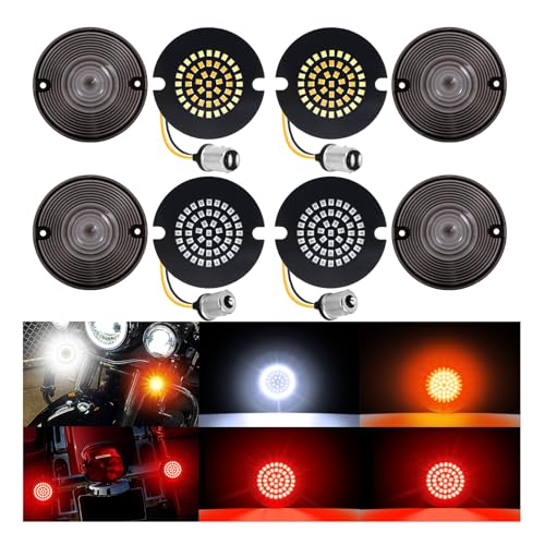 AEEAST 3 1/4 Inch LED Turn Signals 1157 1156 LED Blinkers 48SMD Flat Style