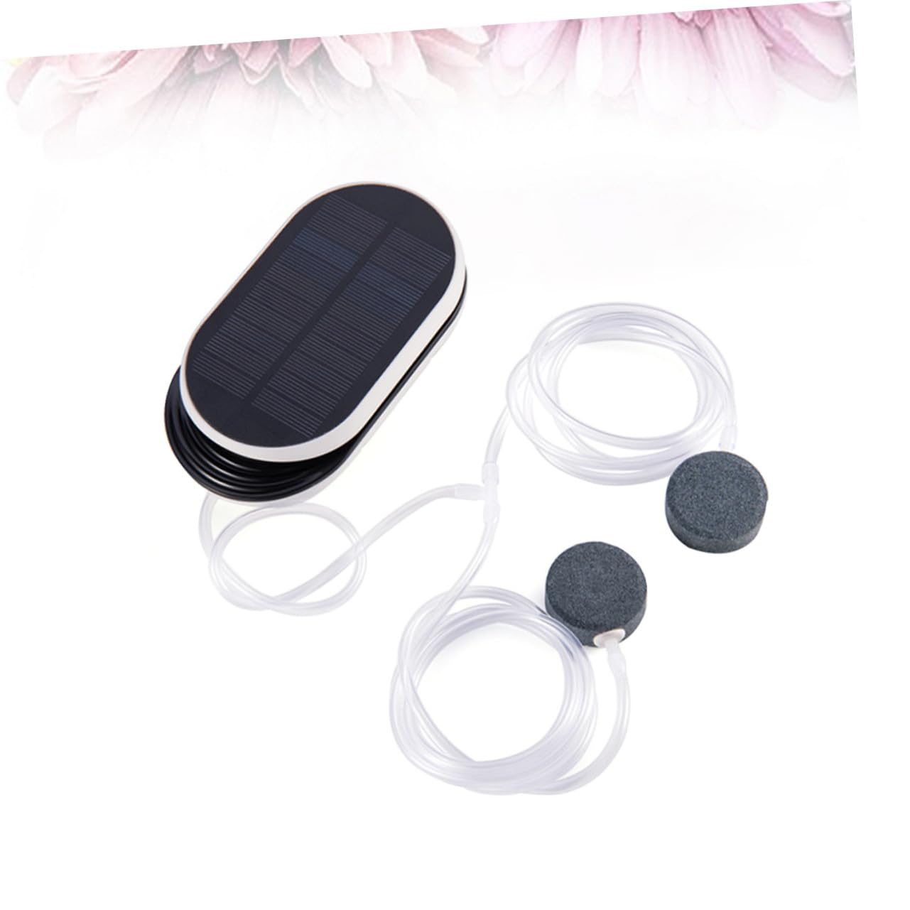 Pompe à Oxygène Solaire pour Aquarium Portable 3600 Mah Noire