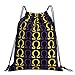 Mochila con cordón Fitness al aire libre portátil ajustable impermeable deportes mochila-Omega Que Purple Gold Matrix