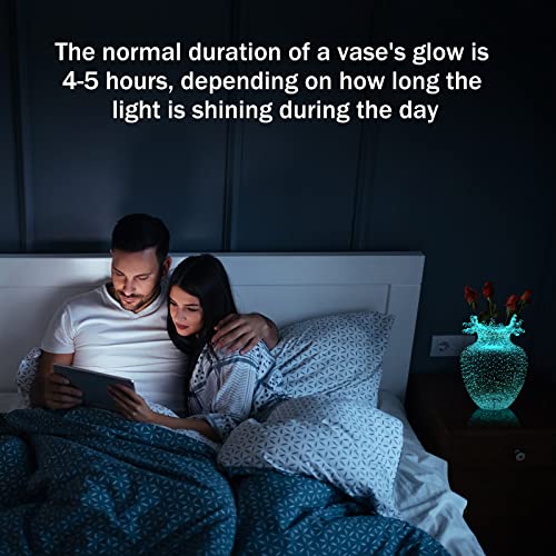 Vases For Flowers Self-Luminous Large-Capacity Flower Vase Can Accommodate Many Flowers Glass Vase For Home Decor Wedding,Party,Gathering Glass Vases For Flowers #TOP2