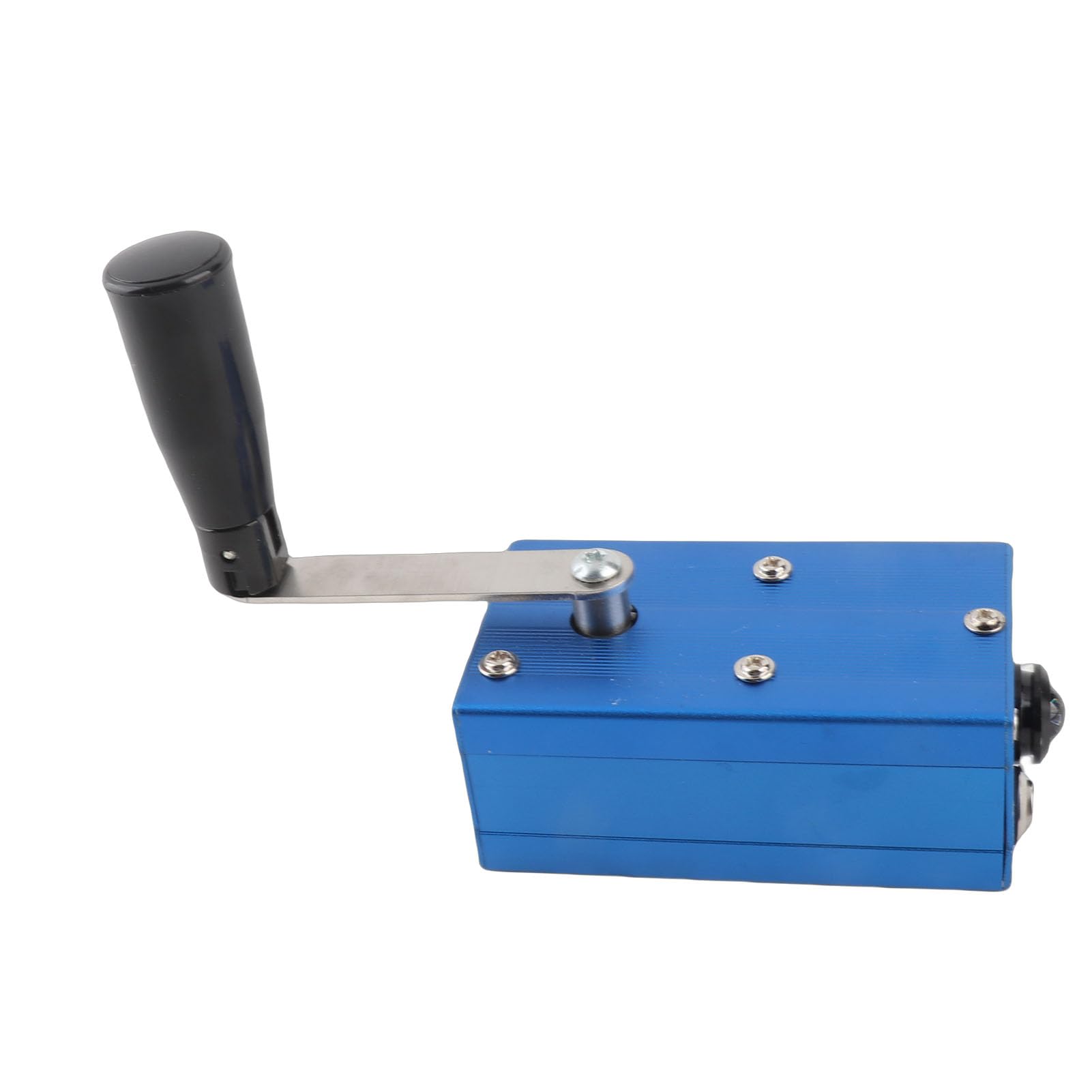 Generic Generador de Manivela Generador de Emergencia Portátil USB de Aleación de Aluminio Salida de 3 W a 4 W con Lámpara COB para Acampar Al Aire Libre Corte de Energía Uso de Emergencia