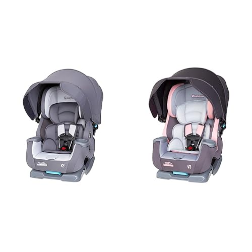 Baby Trend Cover Me - Paquete de asiento convertible 4 en 1, Vespa y cuarzo rosa, 18.25 pulgadas