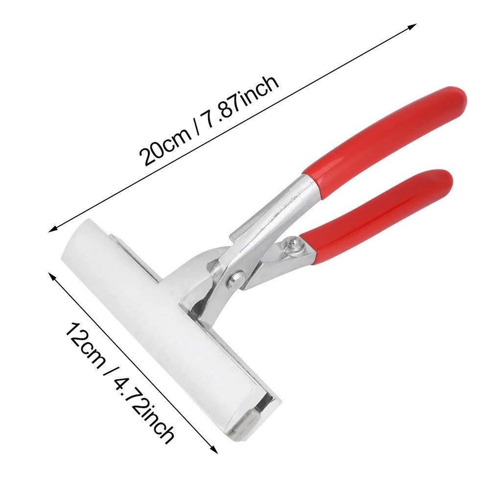 Pinze Professionali della Tela con la Maniglia di Ritorno Della Molla Riempita, Pinze di Allungamento della Tela di 12cm Larghezza Pinze di Tiraggio della Pittura a Olio che Allungano lo Strumento di
