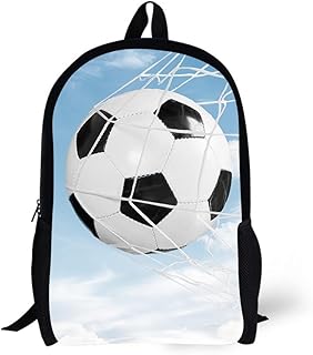 ANYFOCUS Football Backpack School Bag, for Age 6-15 Years Old Boys Combustion Sport Soccer