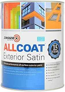 Zinsser Allcoat Exterior Satin Anthracite Grey RAL7016 (5L)
